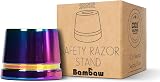 Bambaw Safety Razor Stand Rainbow Aluminum Double Edge Razor Holder