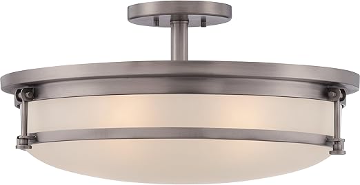 Amazon Com Quoizel Slr1720an Sailor Nautical Semi Flush Mount