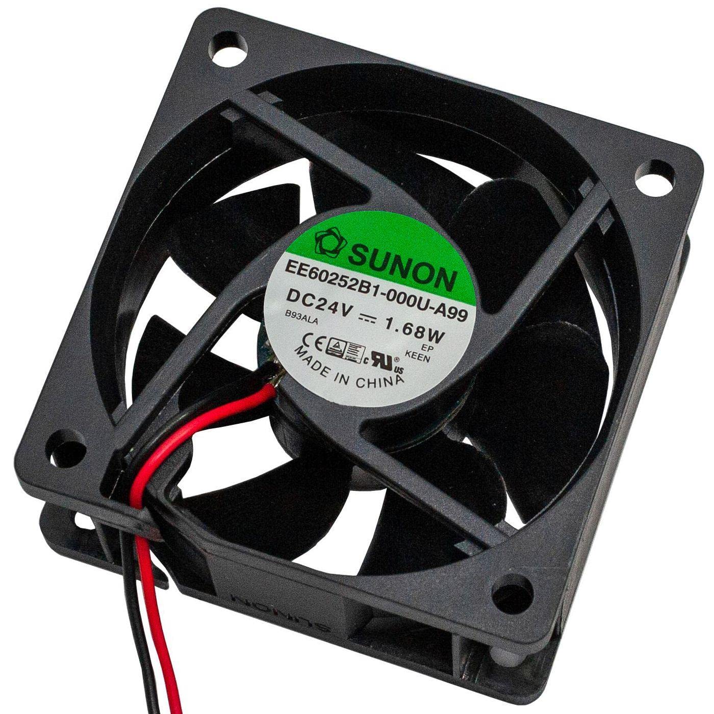 Fan 24V DC 1,68W 60x60x25mm 39,9m³/h 4500U/Min 39,9m³/h Sunon EE60252B1-A99