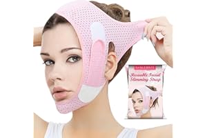 Double Chin Reducer Face Slimming Strap V Line Lifting Face-belt Chin Strap For Women and Men Tightening Skin Preventing Sagg