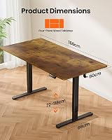 ErGear Electric Standing Desk 160 x 80 cm 4 Memory Panel Splice Board view 6