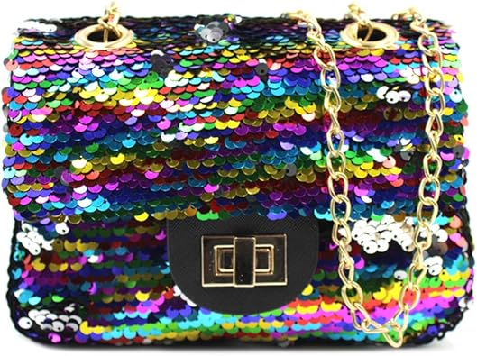 sequin shoulder bag