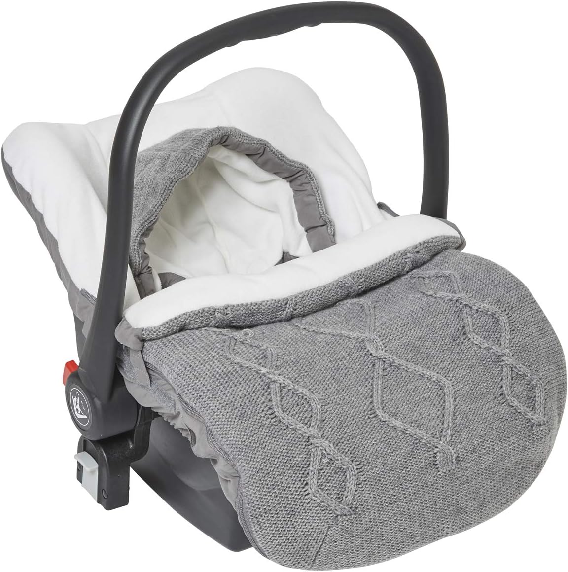 Vertbaudet Chanceliere Tricot Doublee Polaire Pour Siege Auto Coque Gris Fonce Tu Chancelieres Accessoires De Poussettes Centroarco Com