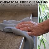 Clay Roberts Microfibre Cleaning Cloths 40x30cm Pack of 10 Grey view 3