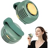 KH866 Portable Waist Clip Fan, Silent Mini Bladeless Fan Clip On, Adjustable 3-Speed Suspended Whirlwind Cooler Fans Clip-on for Shirt and Waist, Outdoor & Travel & Office, Travel Accessories Gift