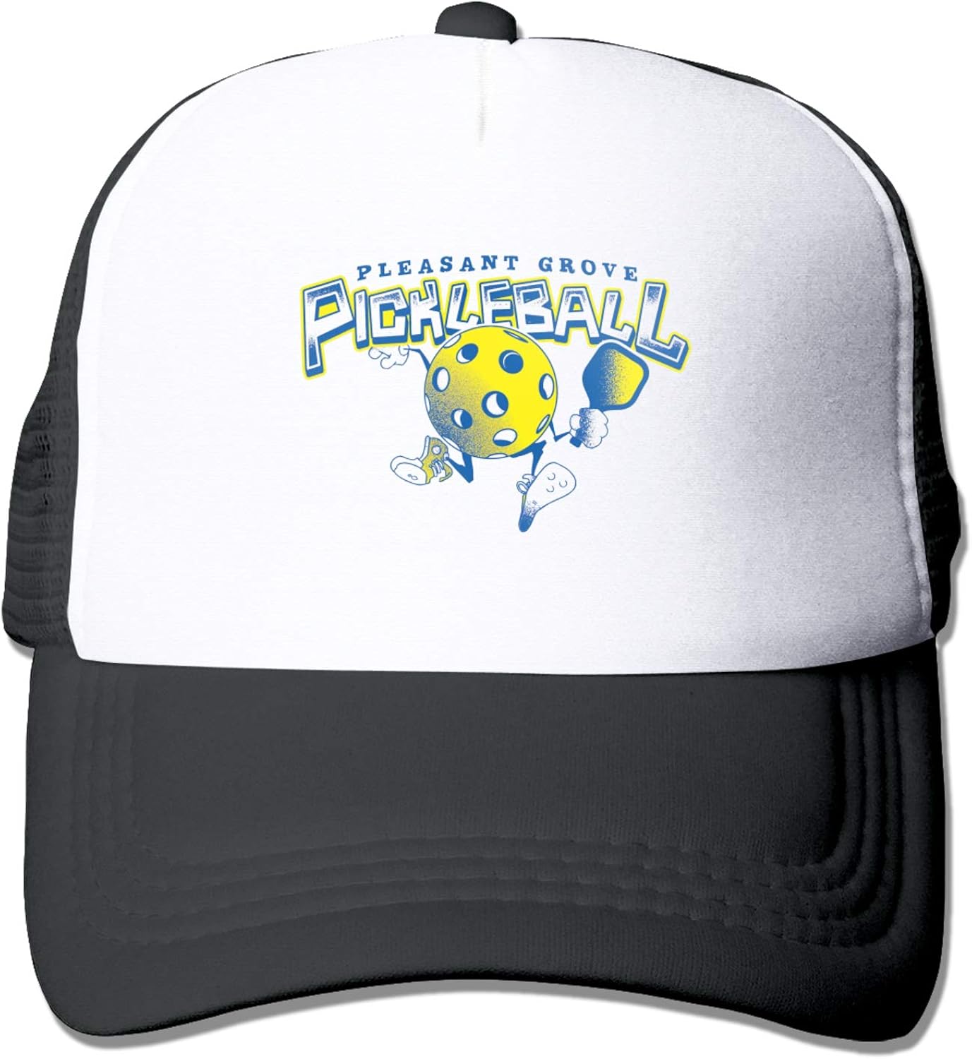 Love Pickleball 3 Adjustable Trucker Hat Stylin Cowboy Hats Black at