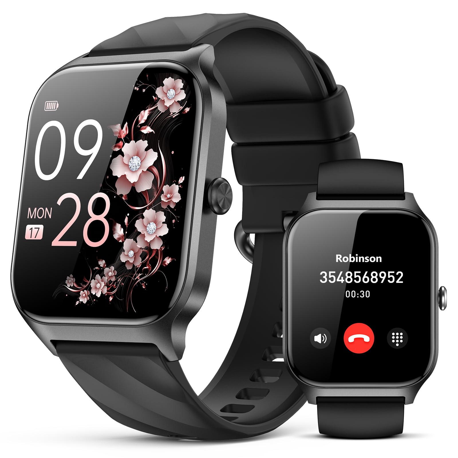Photo 1 of paybay Smart Watch for Women Men,(Answer/Make Call) 1.83'' HD Screen Fitness Activity Tracker Smartwatch for Android iPhone iOS Compatible,IP68 Waterproof Step Counter with Sleep Monitor