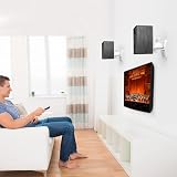 HomeMount Universal Wall Mount Brackets 4 Pack White 3.5kg (7.7lb) view 6