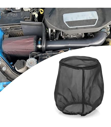 Cold Air Intake Pre Filter Universal Engine Cover - Water Repellent ...