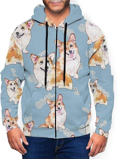 corgi adidas hoodie