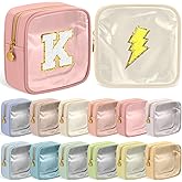 Kacctyen 12 Pcs Mini Makeup Bag Nylon Small Pouch for Purse Mini Square Nylon Pouch with Zipper Small Cosmetic Travel Makeup Bag Purse Organizer for Women(Morandi Color,Translucent)