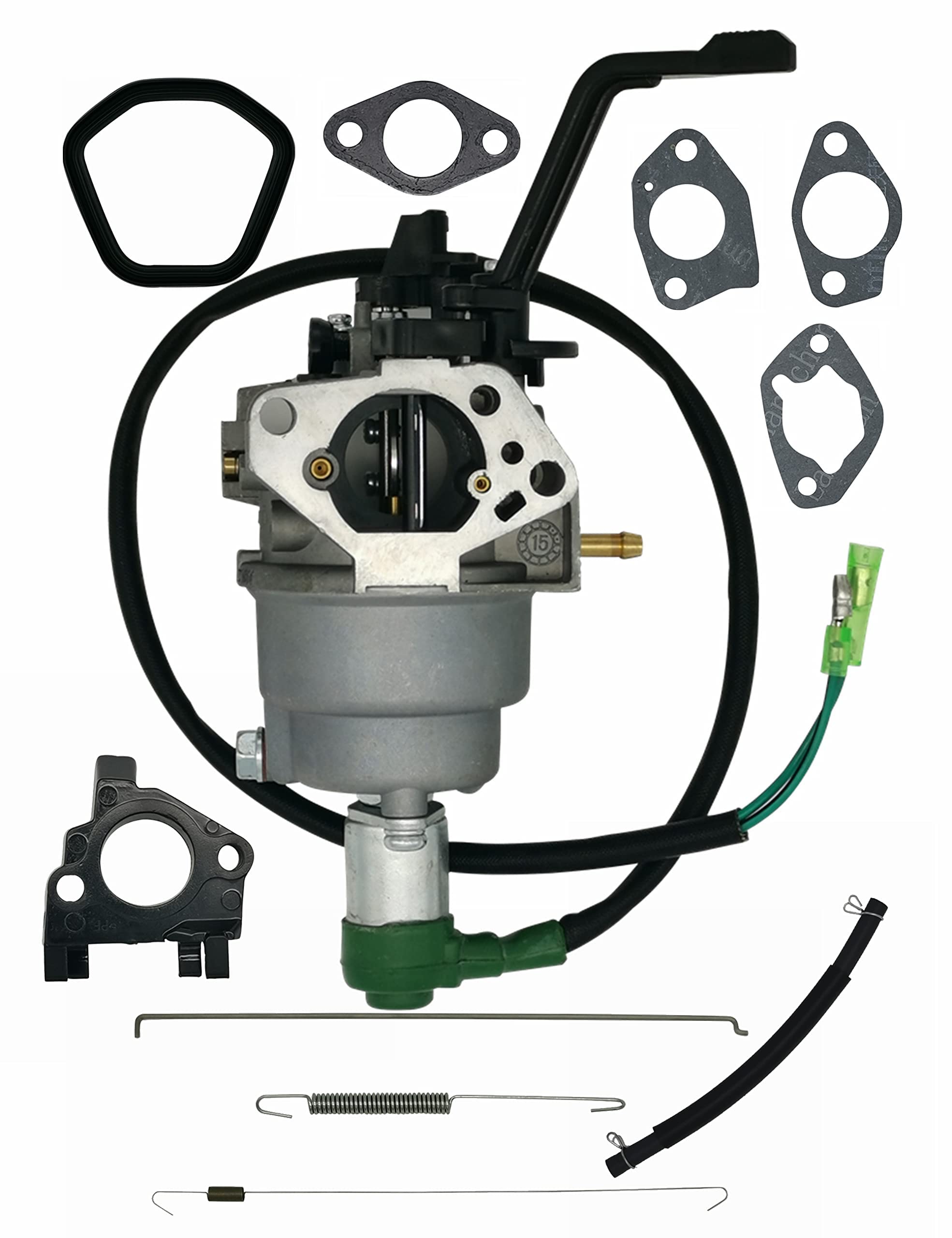 Photo 1 of *Piece broken?* YAMAKATO Huayi P27-1D Gasoline Generator Carburetor Kit OEM for Champion Predator Generac 420cc 439cc 459cc GX390 Powered 6500 8750 9000 5500 7000 8000 7500 9500 etc.……