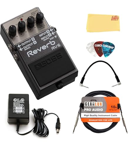 Amazon.com: BOSS RV-6 Reverb Guitar Pedal (RV-6) : Musical Instruments