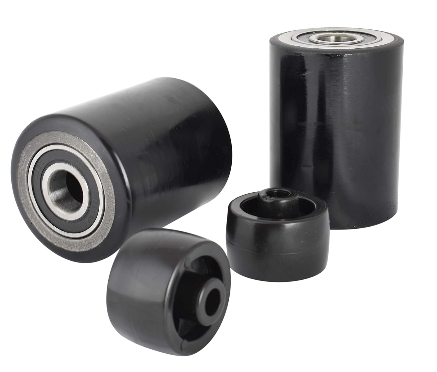 Pallet Jack Poly Load Wheels with Bearings 2.75D x 3.75W A Pair