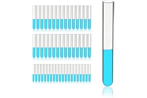 Maccx 14ml Sturdy Glass Test Tubes, 16x125mm, Pack of 50, Borosilicate Glass Material, TTG014-050