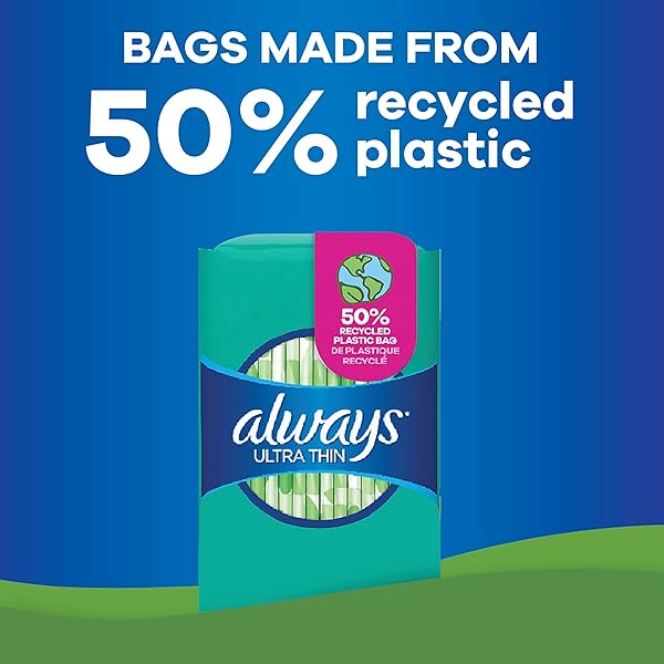 ALWAYS ULTRA THIN SIZE 3 EXTRA LONG SUPER PADS WITH WINGS UNSCENTED, 28 COUNT