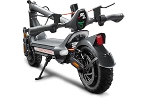 CUNFON Electric Scooter Adults, 1200W Motor, MAX 50 Miles Long Range & 31 mph Top Speed, with 10.5" Off Road Tires, Dual Brake & Dual Suspension Commuting E-Scooter