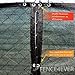 Fence4ever 5'x50' 5ft Tall Green Fence Privacy Screen Windscreen Shade Cover Mesh Fabric (Aluminum Grommets) Home, Court, or Construction