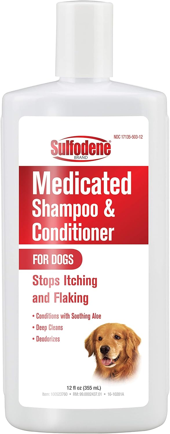 Shampooing et revitalisant médicamenteux Farnam Sulfodene pour chiens
