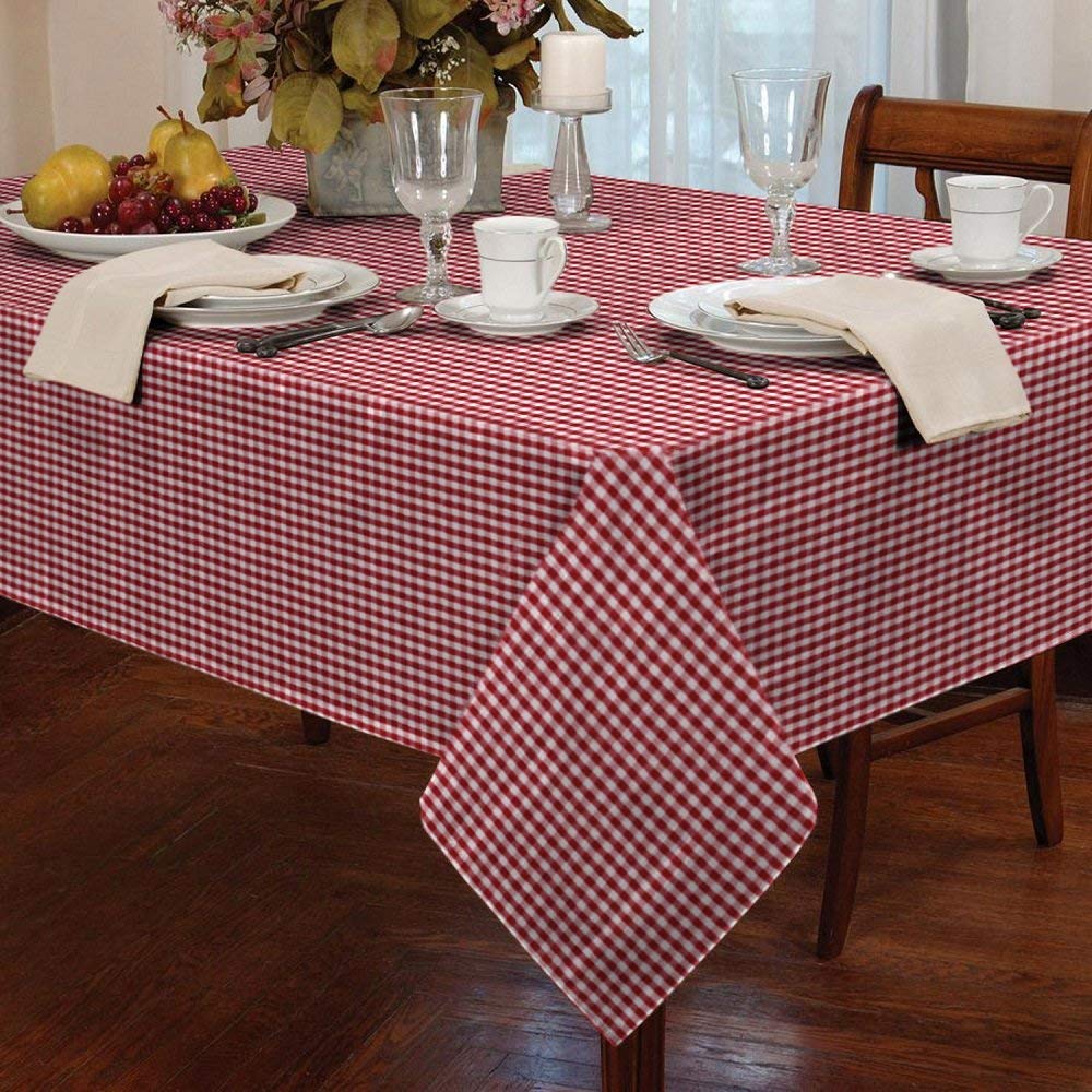 fdm tablecloth checkered plaid dinner summer dining linen picnic
