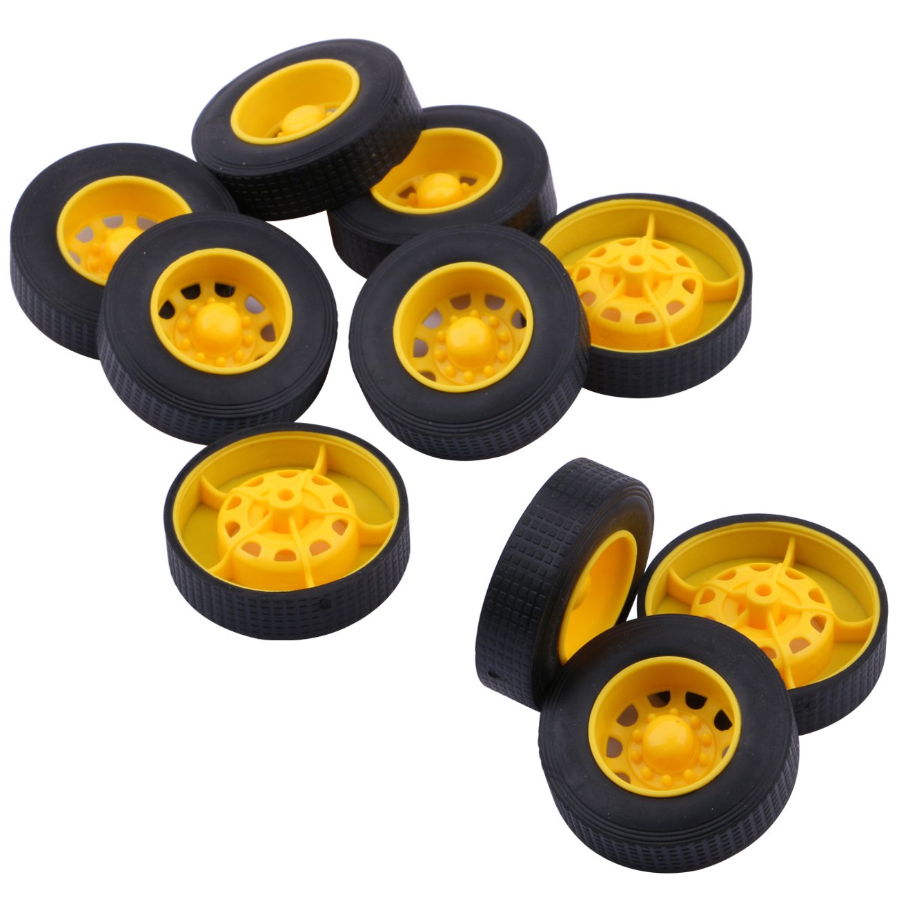 3d print Yeeco 10 Pieces Plastic Toy Car Tire Wheel, Mini 342 mm Smart