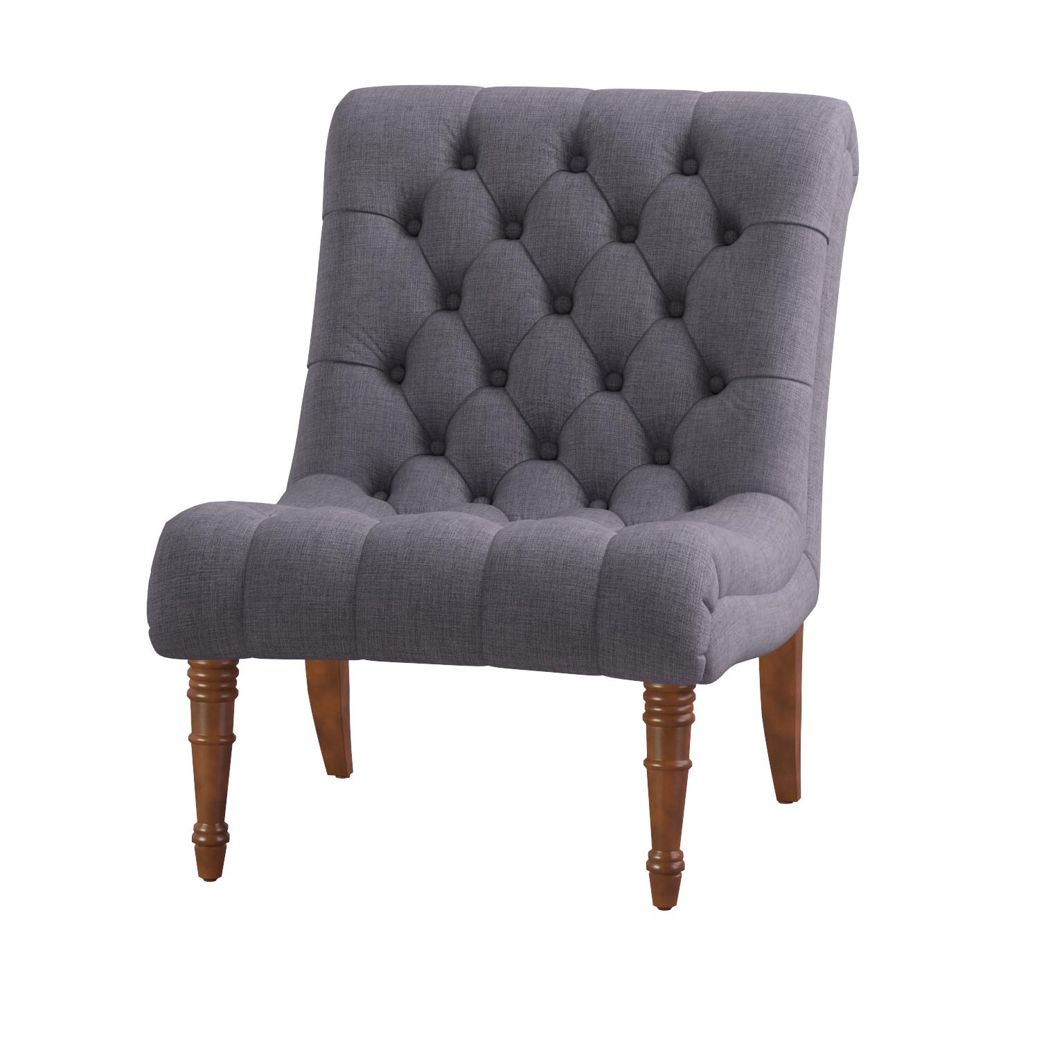 grey accent chair