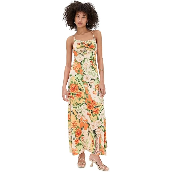 Misa Women's Bessie Dress, Floral Block, XS at Amazon