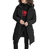 DKNY Women's Walker-length Puffer Coat With Hood and Adjustable Internal Drawcord – Quilted Long Winter Jacket