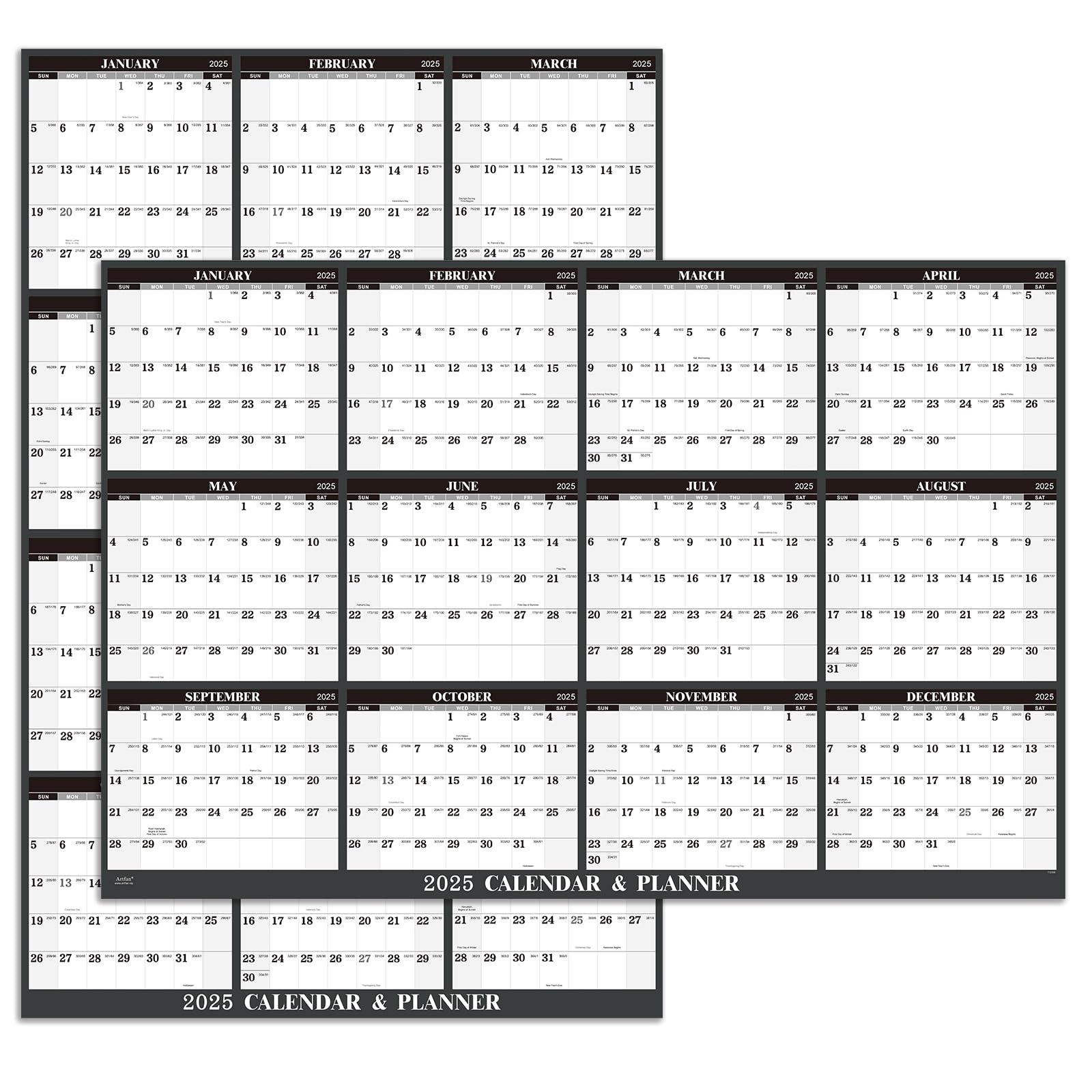 Dry Erase Calendar 2025 Jan 2025 Dec 2025 2025 Yearly Wall dry-erase-calendar-2025-jan-2025-dec-2025-2025-yearly-wall