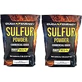 Duda Energy 10 lb (2 x 5 lb Bags) Yellow Sulfur Powder Fertilizer, Commercial Grade, Elemental