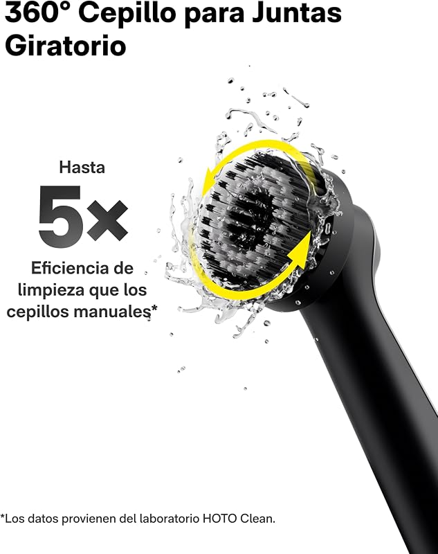Escovas elétricas para limpeza doméstica com varinha™, escova recarregável para limpeza de juntas com 12 cabeças de escova, escova IPX7 Total Waterproof para limpeza de juntas para casas de banho, cozinha, azulejos, fissuras