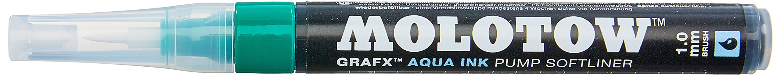 Molotow MO727015 Pump Soft Liner Aqua 1 mm 1 Piece Dark Green