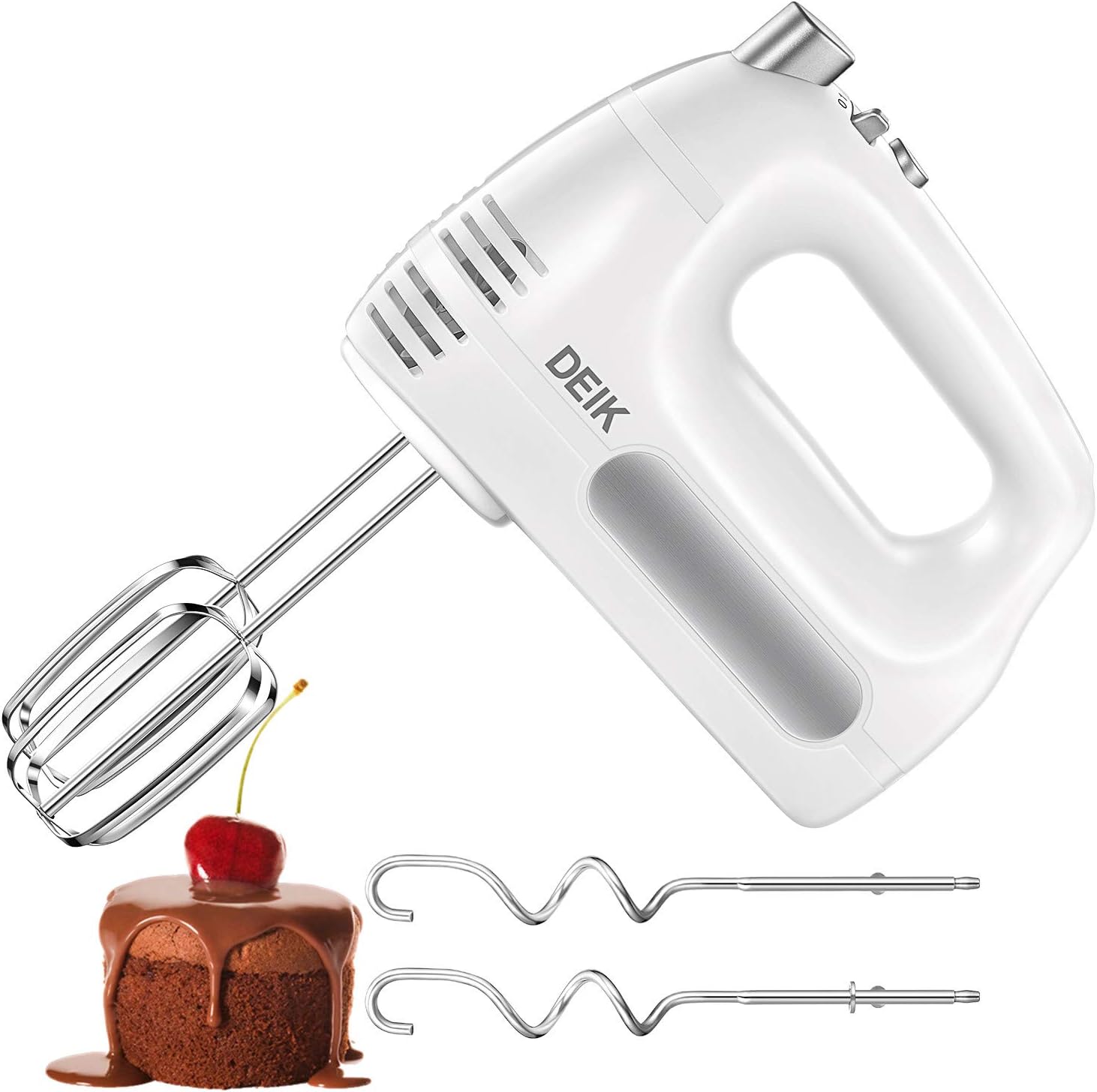 Hand Mixer, Deik 6Speed Ultra Power Hand Mixer Electric Hand Held