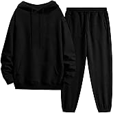 Tanming Mens Tracksuits 2 Piece Sweatsuit Sets Fleece Long Sleeve Hoodies Jogger Pants Athletic Jogging Outfits