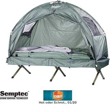 camp bed tent