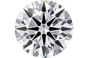 Queenship 0.1CT-10CT Moissanite Loose Stones- Round D Colorless VVS1 Clarity and Excellent Cut with Certificate