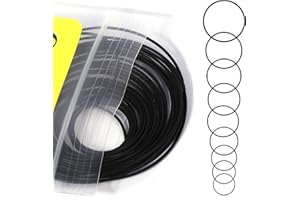 GTZIQA O Ring Watch Gasket, 28 Pcs 0.6mm Waterproof Rubber Watchs Seal Washers Watch Repair Tools for Watchs Back Cover