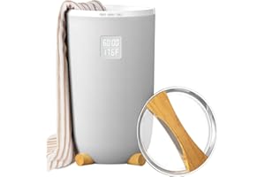 Keenray Towel Warmer for Bathroom, Luxury Towel Warmer Bucket with Timer, LED Display for Time and Temperature, Delay Time Up to 24 Hours, Child Lock, Hot Towel Heater, Gifts for Mom,Dad,Him,Her