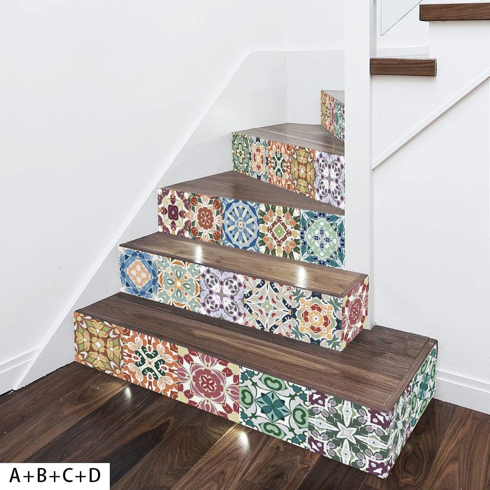 Azulejos Vinilo Adhesivo Adhesivo Decorativo Clásico Pegatinas de
