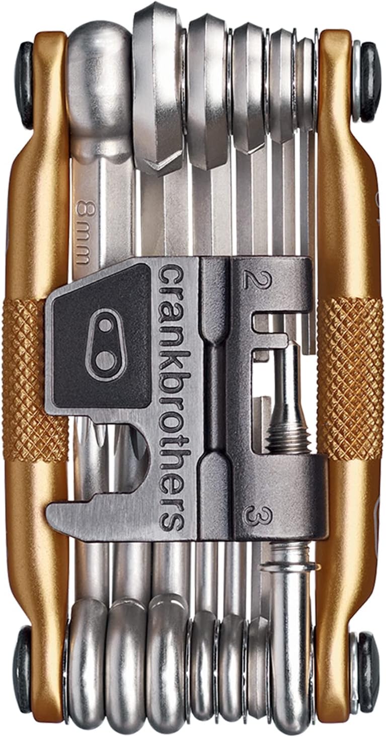 Crankbrothers Multi-19 Tool Bike Tools Aluminium Case Gold 175g 89x45x19mm