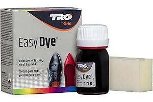 TRG The One Easy Dye, Leather Shoe Color Restore Paint, 118 Black, 25 ml