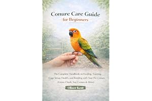 Conure Care Guide for Beginners: The Complete Handbook on Feeding, Training, Cage Setup, Health, and Bonding with Your Pet Co