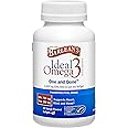Barlean's Ideal Omega 3 Fish Oil Supplement, 1,000 mg Softgels, Pharmaceutical Grade EPA & DHA for Brain, Joint, & Heart Health, Orange Flavor, 30 ct