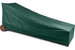 Covermates Chaise Lounge Cover - Light Weight Material, Weather Resistant, Elastic Hem, Seating and Chair Covers-Green