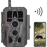 GardePro E8 WiFi Trail Camera (Non Celluar), 64MP 1296p Game Cameras with 100ft Night Vision, Fast 0.1s Motion Activated, Wat
