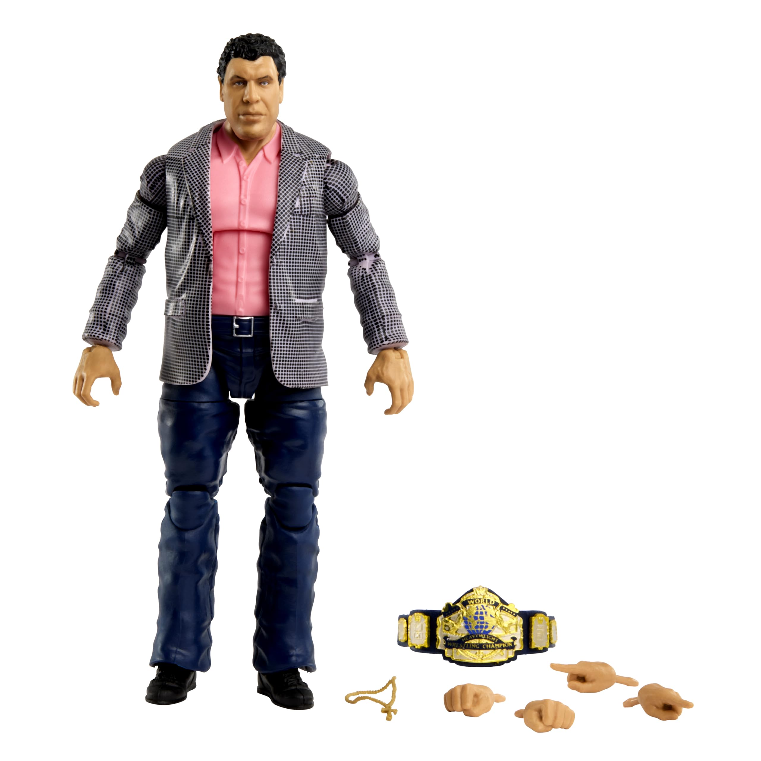 WWE Action Figures | WWE Elite Andre the Giant Figure with Accessories | Collectible Gifts, HKN79