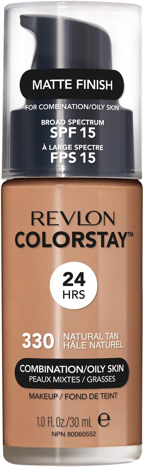Revlon ColorStay Foundation Combination Oily Skin SPF15 Natural Tan 30ml