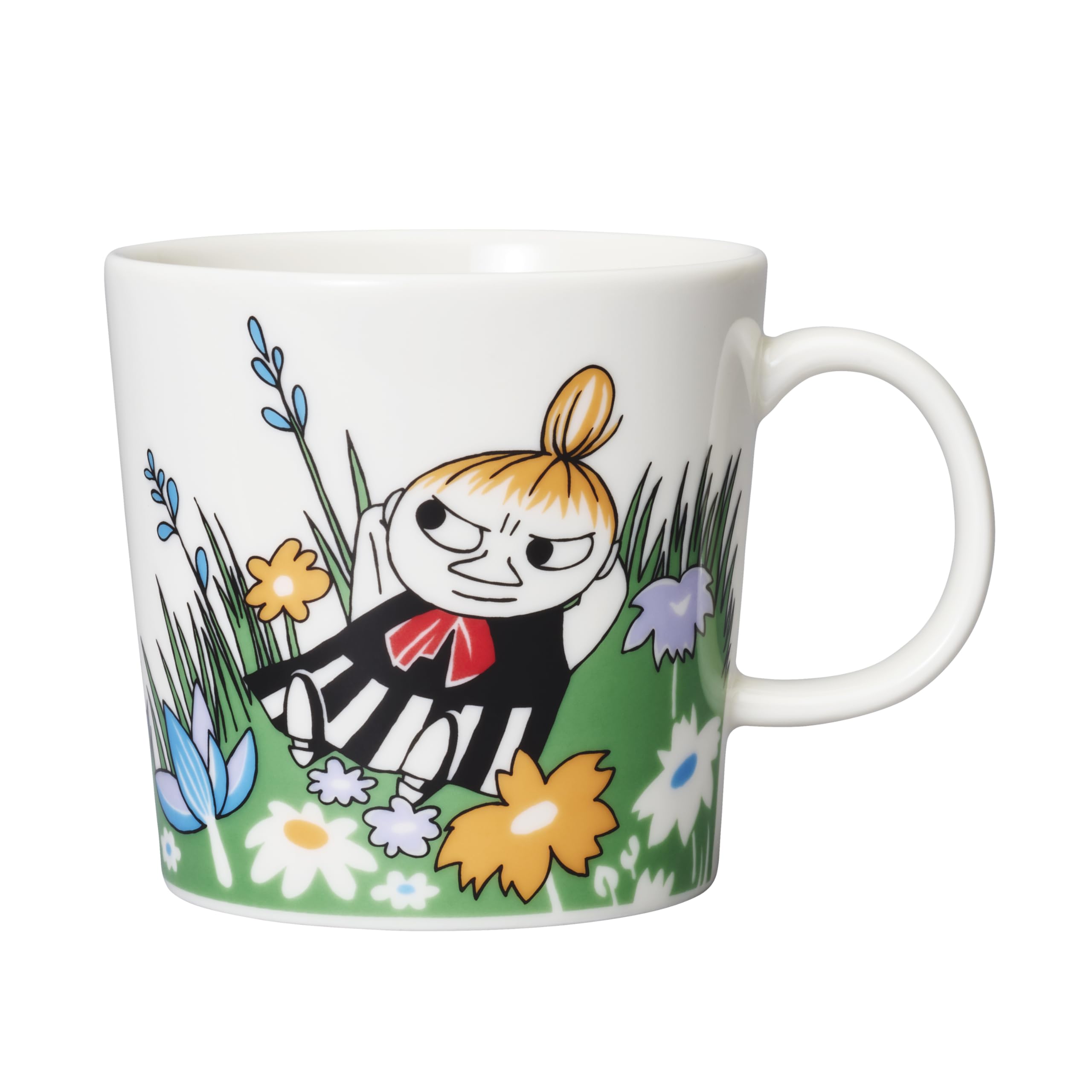 Moomin Arabia 1062211 Little My and Meadow Collection Mug Motifs, Ceramic, Colour: Multi-Colour, Capacity: 300 ml