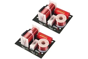 ACEIRMC 400W Speaker Frequency Divider 2 Way 2 Unit Hi-Fi Soundshelf Crossover Filters Woofer and Tweeter (2pcs)