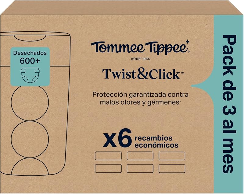 Sacos de substituição para o recipiente de fraldas Twist & Click
